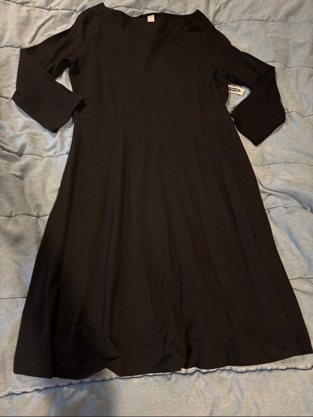 NWT Old Navy Black Women's Fit-and-Flare Dress - Classic Everyday Style large